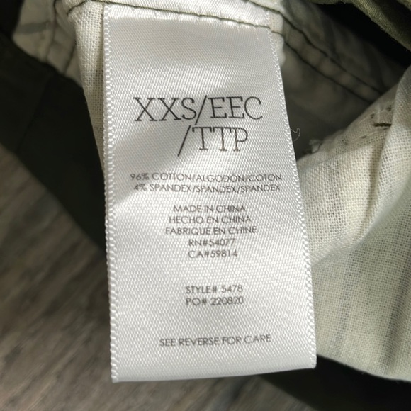 CAbi Women’s Olive Green Expedition Jacket, Style #5478, size XXS - Picture 9 of 15